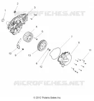MOTEUR, STATOR and VOLANT MOTEUR