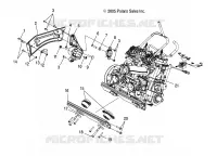 SUPPORT MOTEUR RH AND FRONT