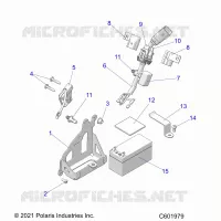 ELECTRICITE, BATTERY, MANUAL START POWER UP COMPONENTS