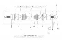SYSTÈME DE TRANSMISSION, ARBRE DE TRANSMISSION ARRIERE