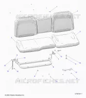 SIEGE ASM. REAR