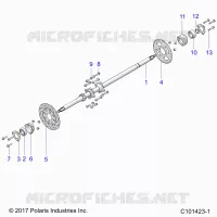 SUSPENSION ARRIERE AXLE