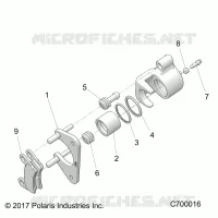 FREIN ARRIERE CALIPER