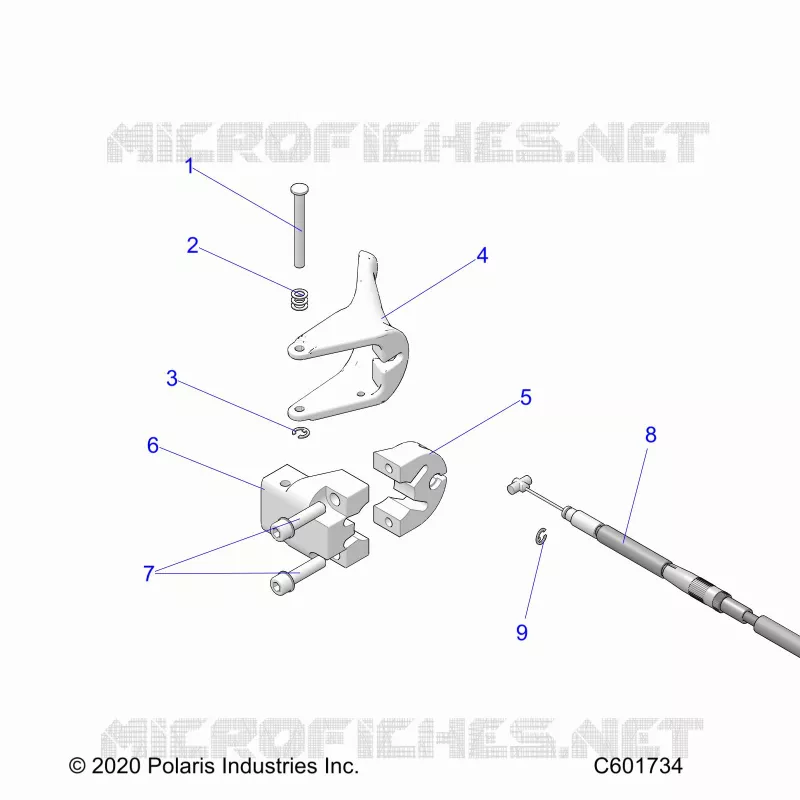 MOTEUR, THROTTLE ASM.