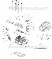 ENGINE, CULASSE, CAM AND VALVES