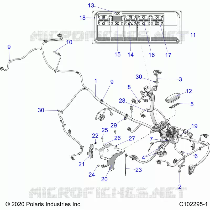 ELECTRICITE, MAIN WIRE HARNESS