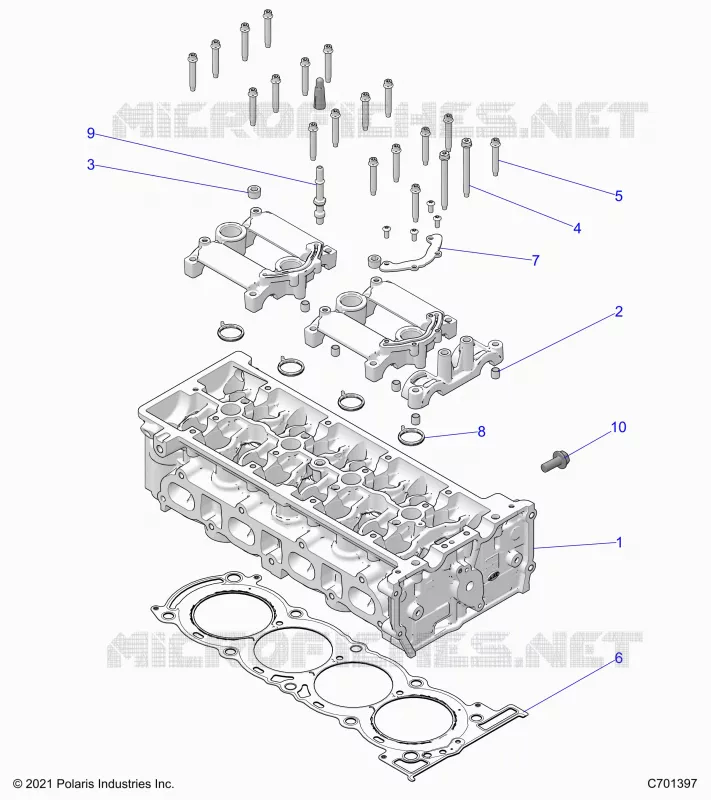 ENGINE, CULASSE