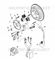 STATOR ASSEMBLY 350 4X4 / W928139 (4922832283043A)