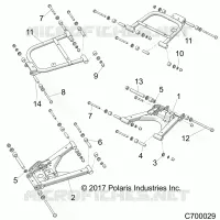 SUSPENSION ARRIERE CONTROL ARMS