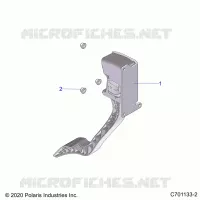 ENGINE, PEDALE D'ACCELERATEUR