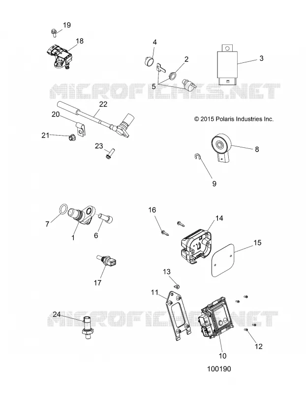 ELECTRICITE, SWITCHES, SENSORS AND ECM MODULES