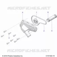 MOTEUR, WATERPUMP IMPELLER AND COVER