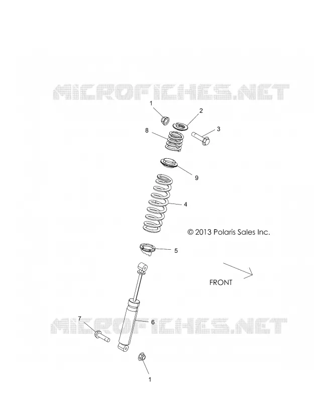 SUSPENSION, AMORTISSEUR ARRIERE MOUNTING