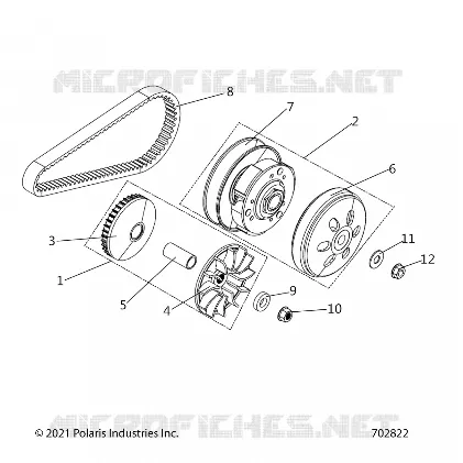 SYSTÃˆME DE TRANSMISSION, PRIMARY CLUTCH