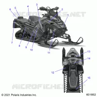 EMBLEMES  XC, BLACK SIDE PANEL OPTION