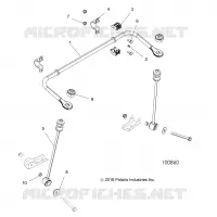 SUSPENSION, BARRE STABILISATRICE ARRIERE