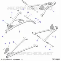 SUSPENSION AVANT CONTROL ARMS