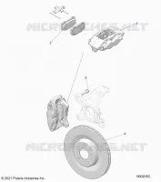 BRAKES, ETRIER DE FREIN AVANT