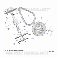 SYSTÃˆME DE TRANSMISSION, SECONDARY CLUTCH