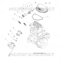 MOTEUR, SUPPORT CORPS DE PAPILLON