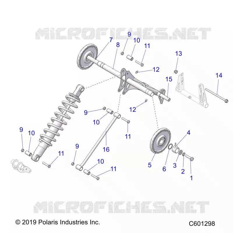 SUSPENSION, BRAS DE SUSPENSION ARRIERE