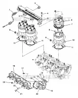 CYLINDRE   COLLECTEUR SL 650 B944058 (4926992699022A)