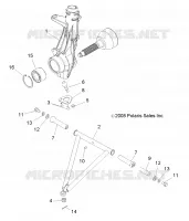 SUSPENSION, A-ARM and SUPPORT MOUNTING