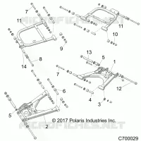 SUSPENSION ARRIERE CONTROL ARMS