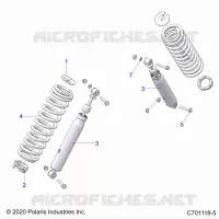 SUSPENSION, AMORTISSEUR AVANT MOUNTING