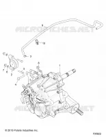 DRIVE TRAIN, MAIN SUPPORT PONT