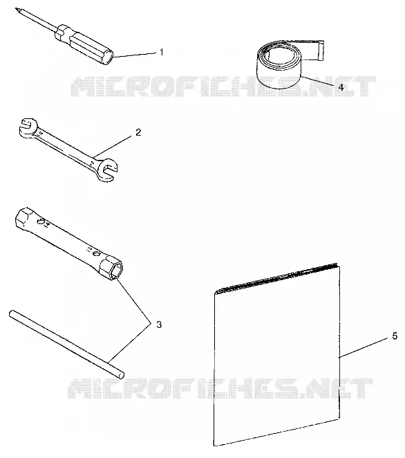 OUTILS LITE TOURING 0983133 and EUROPEAN LITE TOURNG E983133 (4941934193A014)