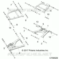 SUSPENSION ARRIERE CONTROL ARMS