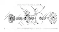 EMBRAYAGE DE TRANSMISSION 400 AND 650 (4914131413012A)