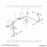 SUSPENSION, FRONT BARRE STABILISATRICE