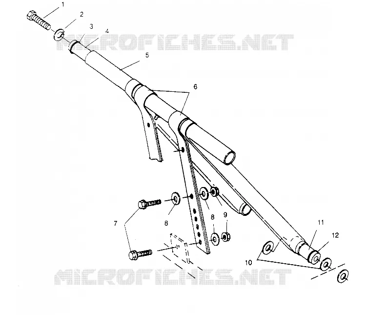 BRAS DE SUSPENSION AVANT  RXL 0956768 (4930783078B012)