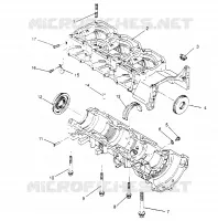 CARTERS MOTEUR ASSEMBLY Storm 0950782, Storm SKS 0950582,  Euro Storm E950782, E (4929012901C011)