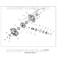 SYSTÃˆME DE TRANSMISSION, REAR GEARCASE INTERNALS