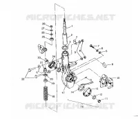JAMBE DE FORCE AVANT 6x6 400L, SWEDISH S948740 and  NORWEGIAN N948740 (4926812681016A)