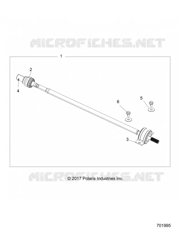 SYSTEME DE TRANSMISSION, REAR PROP SHAFT