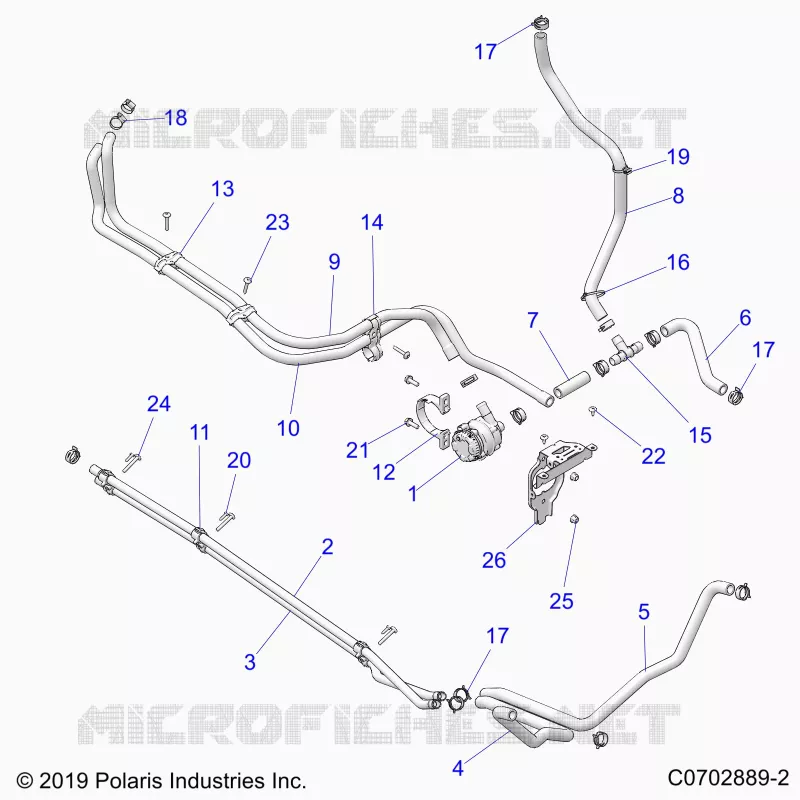 REFROIDISSEMENT ROUTING MANIFOLD