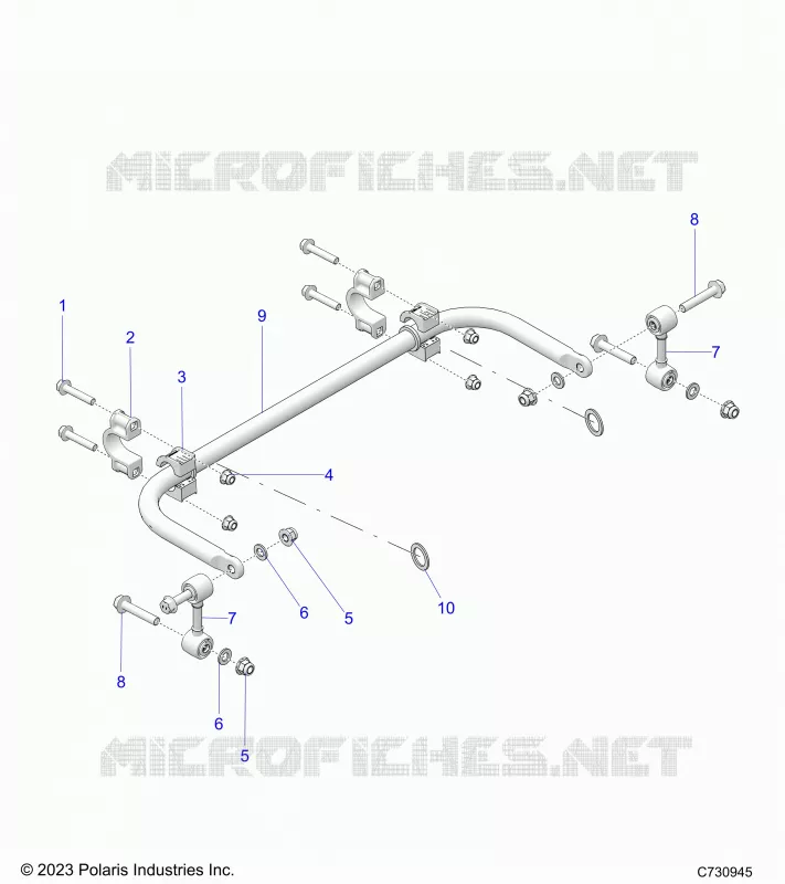SUSPENSION, REAR BARRE STABILISATRICE