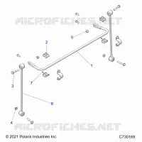 SUSPENSION, FRONT BARRE STABILISATRICE