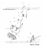 SYSTÈME D'ALIMENTATION, RAIL, LINES and CORPS DE PAPILON