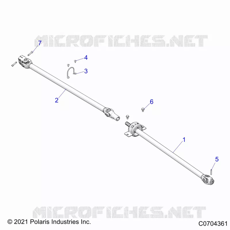 SYSTÃˆME DE TRANSMISSION, PROP SHAFT