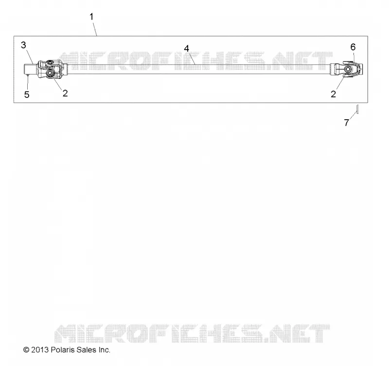 DRIVE TRAIN, FRONT ARBRE DE TRANSMISSION