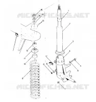 JAMBE DE FORCE AVANT ASSEMBLY (4915951595010A)