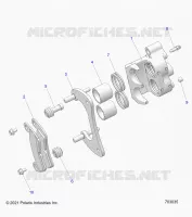 BRAKES, ETRIER DE FREIN ARRIERE