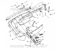 CARROSSERIE AVANT XLT 0950756, XLT SKS 0950556,  XLT SKS EURO E950556   XLT (4928842884A010)