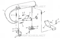 ECHAPPEMENT WIDETRAK LX 0972065 and  EUROPEAN WIDETRAK LX E972065 (4938223822C003)