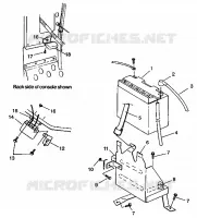 SUPPORT BATTERIE 500 EFI 0942774 and  EFI SKS 0942574 (49274127410032)